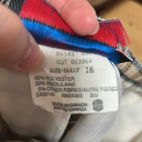 Vintage Plaid High Waisted Rise Trousers - Picture 13 of 13